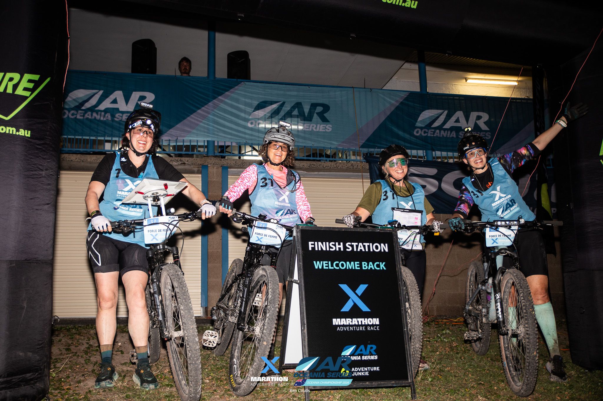 xmarathon adventure race ladies at the finish line